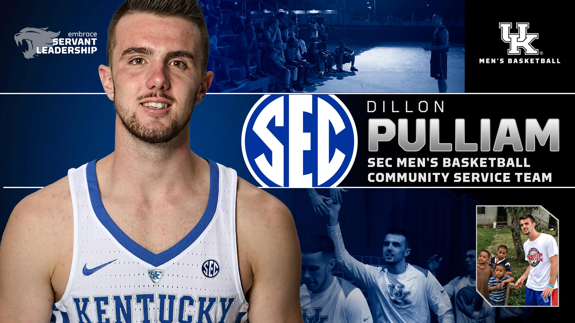 Dillon Pulliam Named to SEC Community Service Team