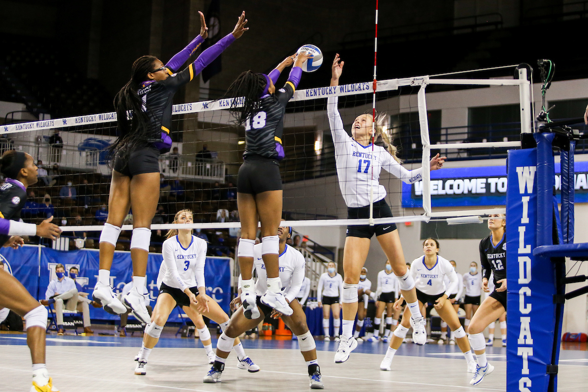 Allí Stumler.

Kentucky sweeps LSU 3-0.

Photo by Hannah Phillips | UK Athletics