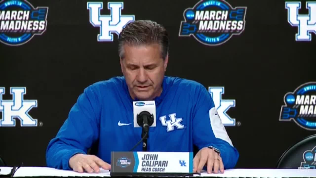 MBB: Coach Calipari - Pre-Houston