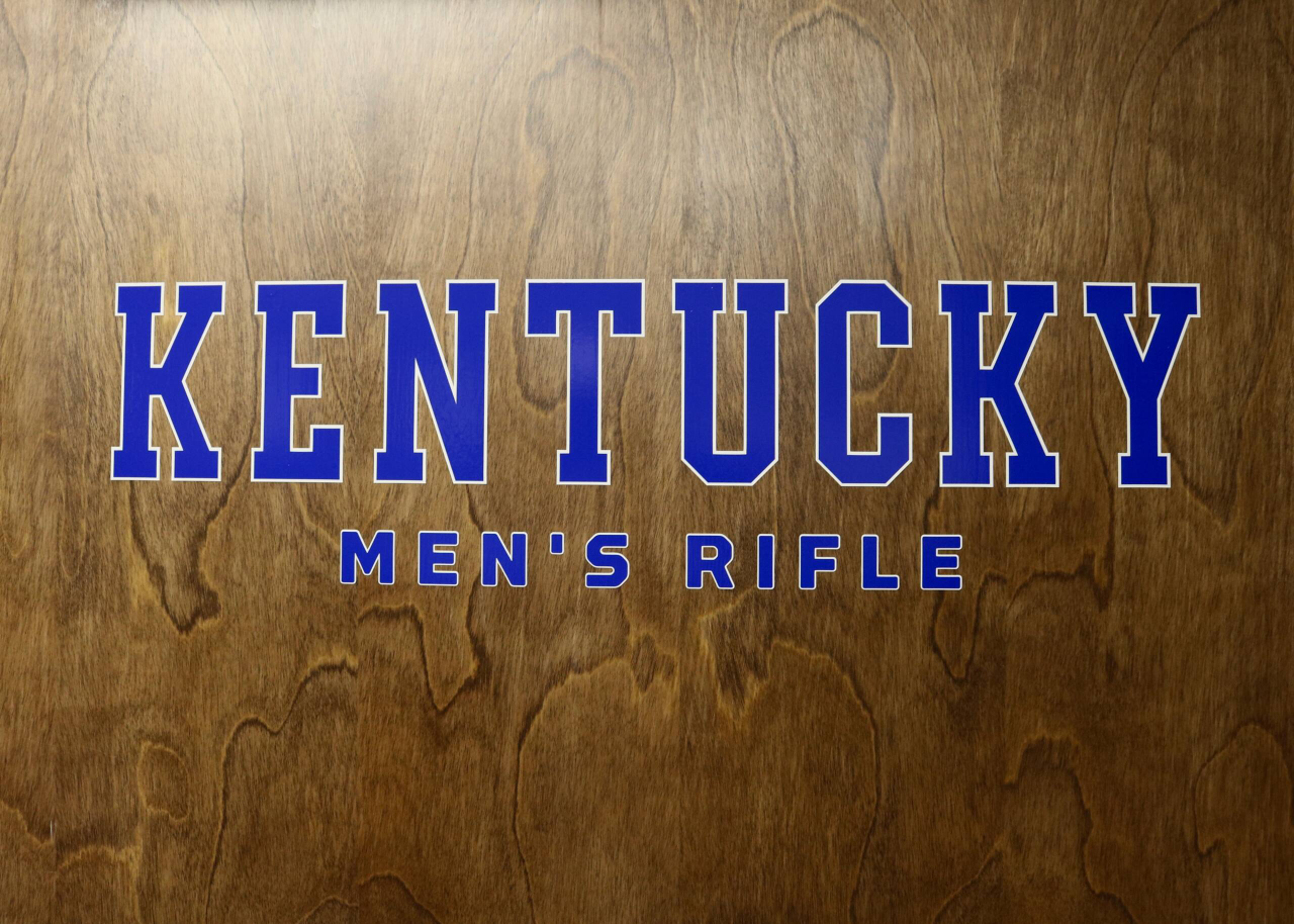 The UK Rifle team toured the new Wendell & Vickie Bell team room on Monday.