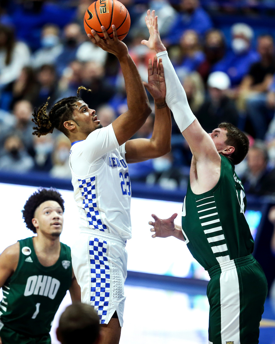 Bryce Hopkins.

Kentucky beats Ohio University 77-59.

Photo by Sarah Caputi | UK Athletics