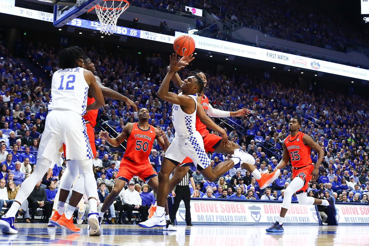 Keion Brooks Jr. Immanuel Quickley.

UK beat Auburn 73-66.

Photo by Elliott Hess | UK Athletics