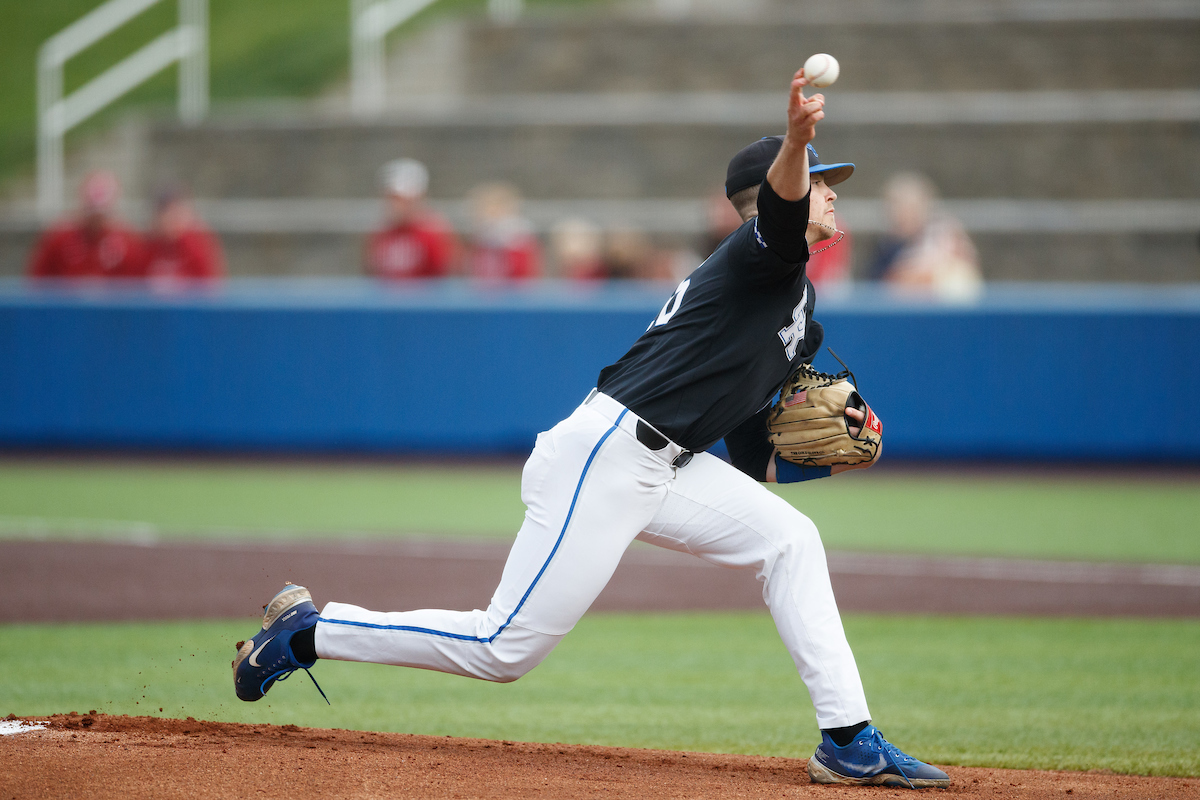Cole Stupp.

Kentucky loses to Alabama 10-1.

Photo by Elliott Hess | UK Athletics