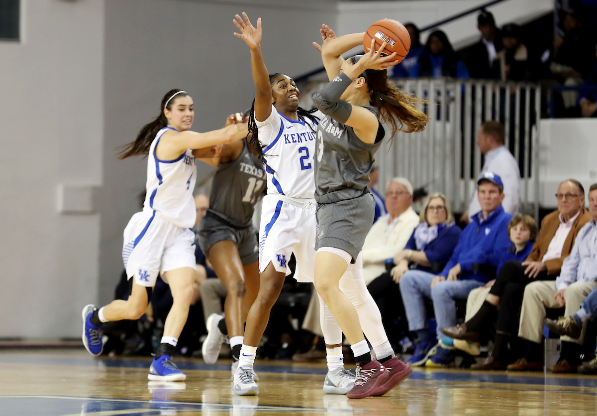 Taylor Murray 

The UK women's basketball team falls to Texas A&M on Thursday, November 28, 2019.

Photo by Britney Howard | UK Athletics