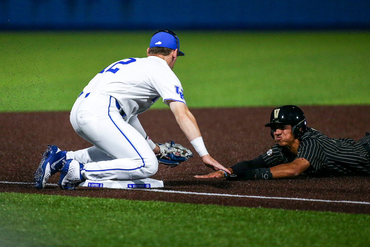 Chase Estep. 

Kentucky loses to Vanderbilt 0-8.

Photo by Sarah Caputi | UK Athletics