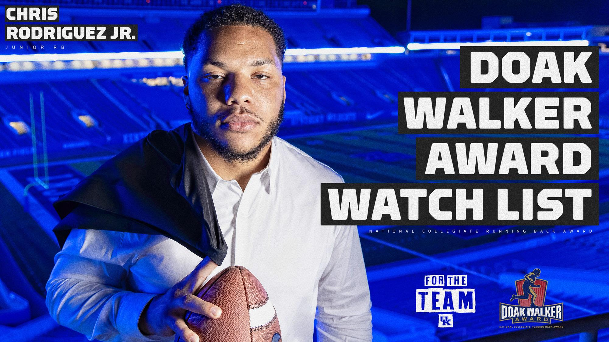 Chris Rodriguez Jr. on Doak Walker Watch List