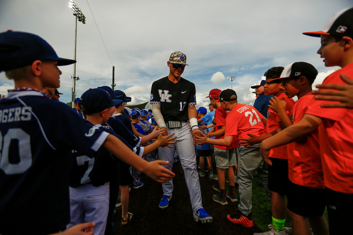 Ryan Shinn.

Kentucky falls to Arkansas 5-2.