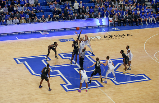 Tip off. PJ Washington.

The University of Kentucky men's basketball team beats Vandy, 56-47. 

Photo by Hannah Phillips | UK Athletics