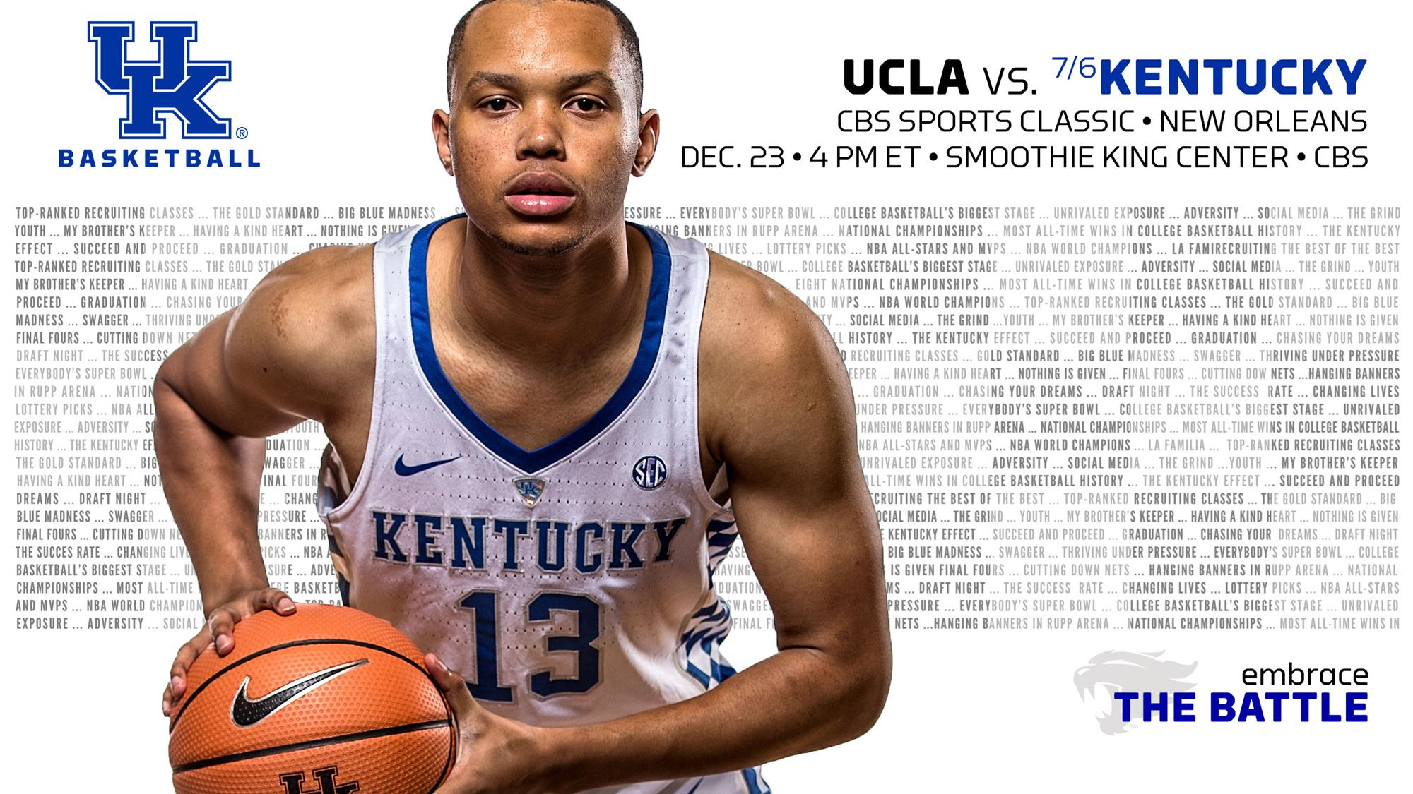 UK Faces Marquee Matchup with UCLA in NOLA Return