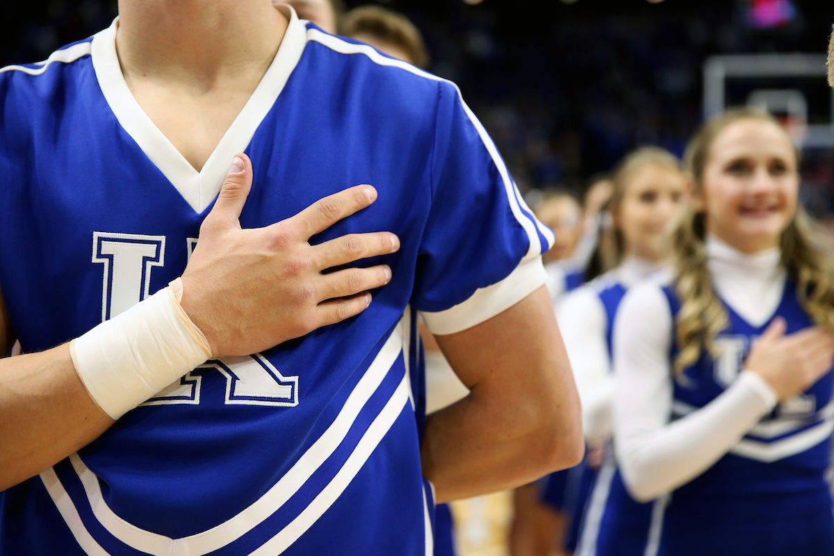Cheer


Men's Basketball beats North Dakota 96-58.

Photo by Britney Howard  | UK Athletics