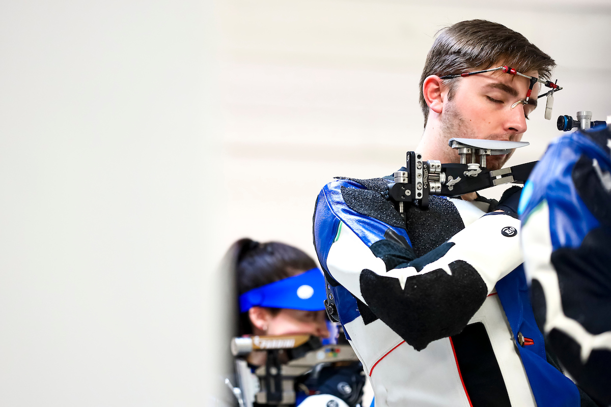 Will Shaner. 

Kentucky Rifle vs Morehead St.

Photo by Eddie Justice | UK Athletics