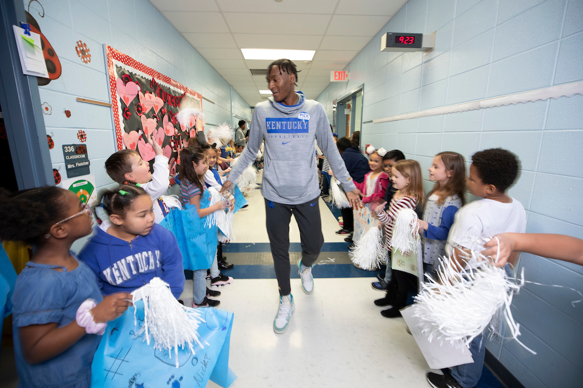 Nick Richards and Immanuel Quickley. #PickNickAndQuick. 

Photo by Chet White | UK Athletics