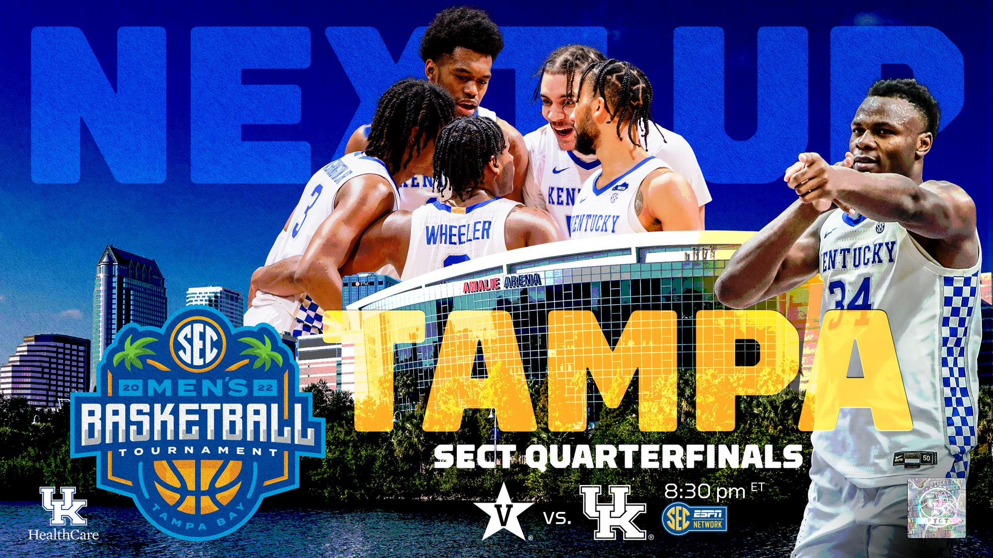 Kentucky, Vanderbilt Set to Meet in SEC Quarterfinals