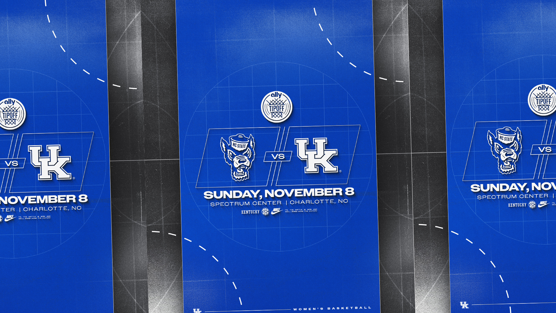 Kentucky, NC State Square Off in Ally Tipoff in Charlotte on Sunday, Nov. 8