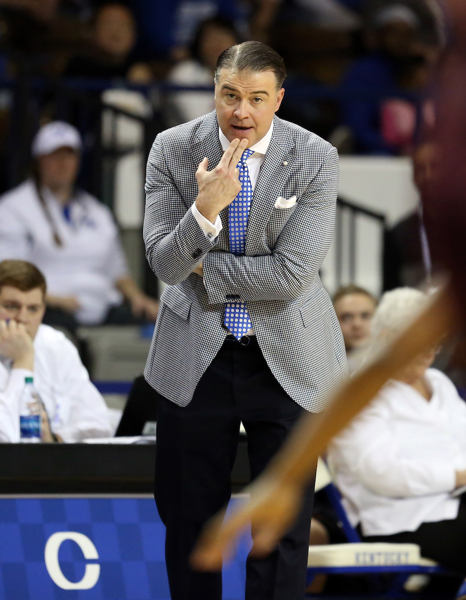 Matthew Mitchell 

The University of Kentucky women's basketball team falls to Mississippi State on Senior Day on Sunday, February 25, 2018 at the Memorial Coliseum.

Photo by Britney Howard | UK Athletics
