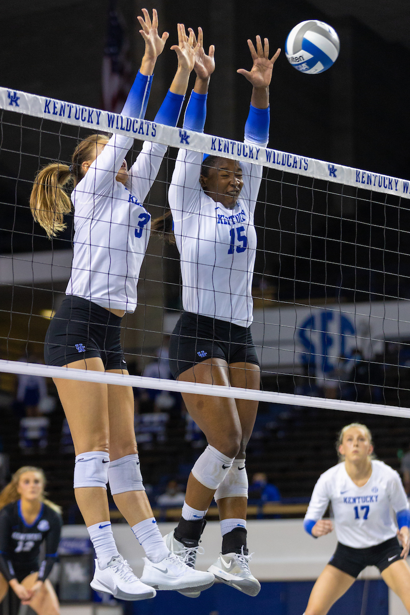 Azhani Tealer. Madison Lilley.

Kentucky sweeps Alabama 3 - 0 and wins SEC Championship

Photo by Grant Lee | UK Athletics