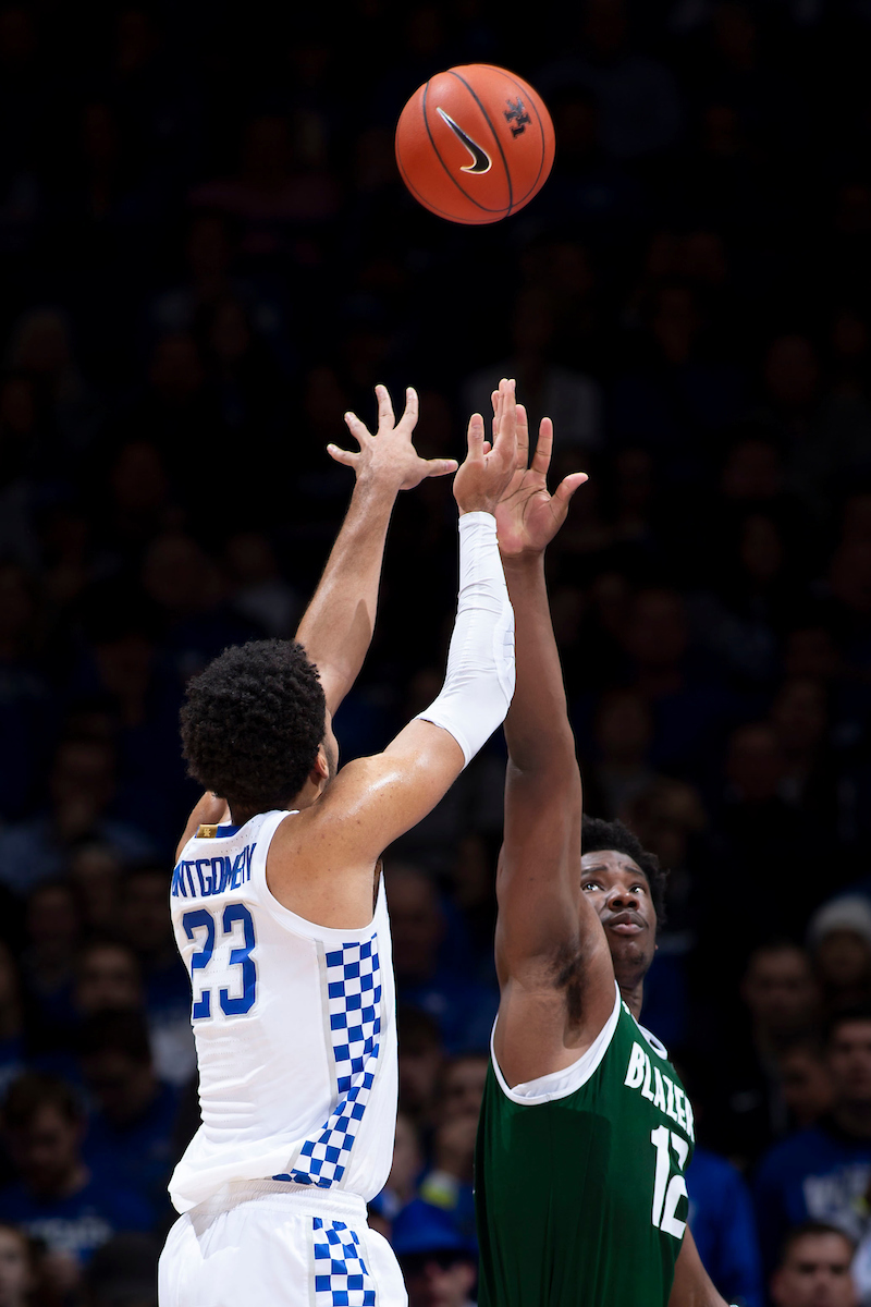 EJ Montgomery. 

Kentucky beat UAB  69-58.

Photo By Barry Westerman | UK Athletics