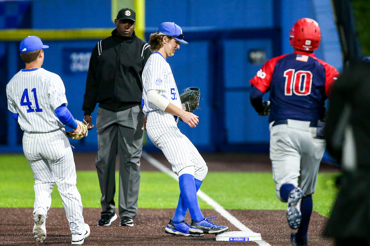 Adam Fogel.

Kentucky defeats Dayton 12-1.

Photo by Sarah Caputi | UK Athletics