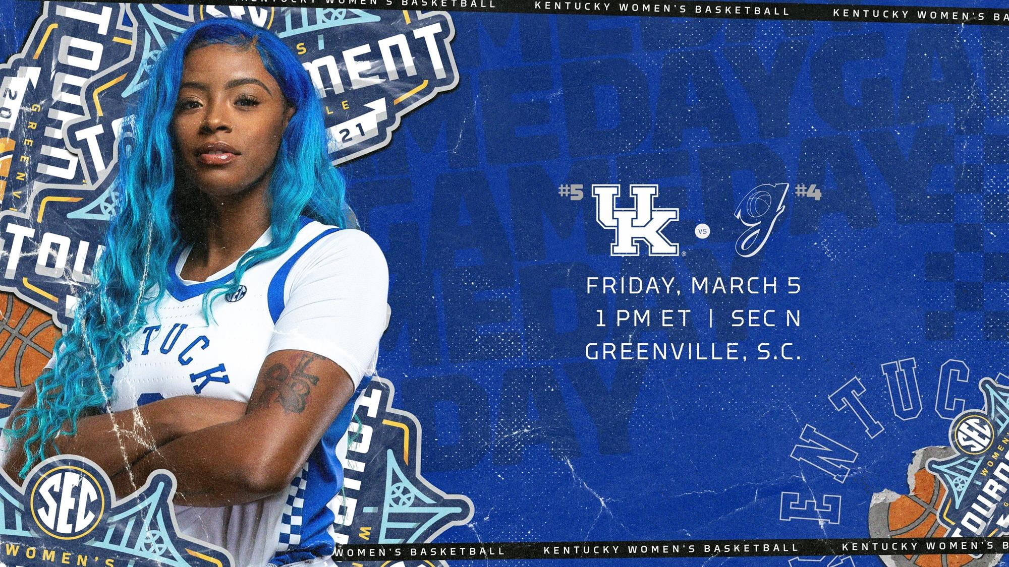 No. 17 Kentucky Faces No. 16 Georgia in SEC Tournament Quarterfinals Friday