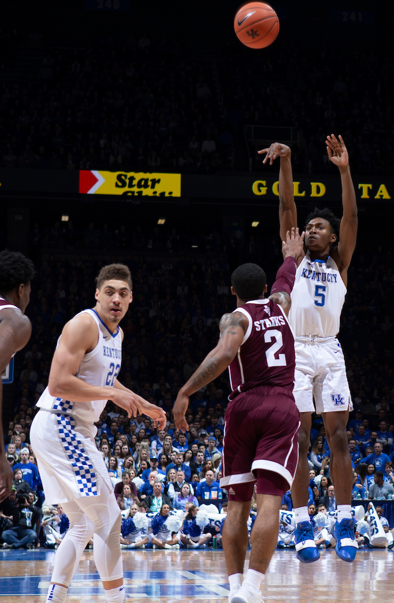 Immanuel Quickley. 

Kentucky beat Texas A&M 85-74 on Tuesday, January 8, 2019.


Photo By Barry Westerman | UK Athletics