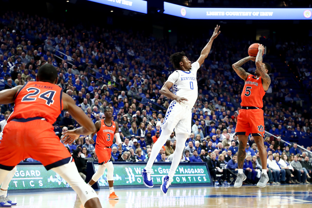 Ashton Hagans.

UK beat Auburn 73-66.

Photo by Elliott Hess | UK Athletics