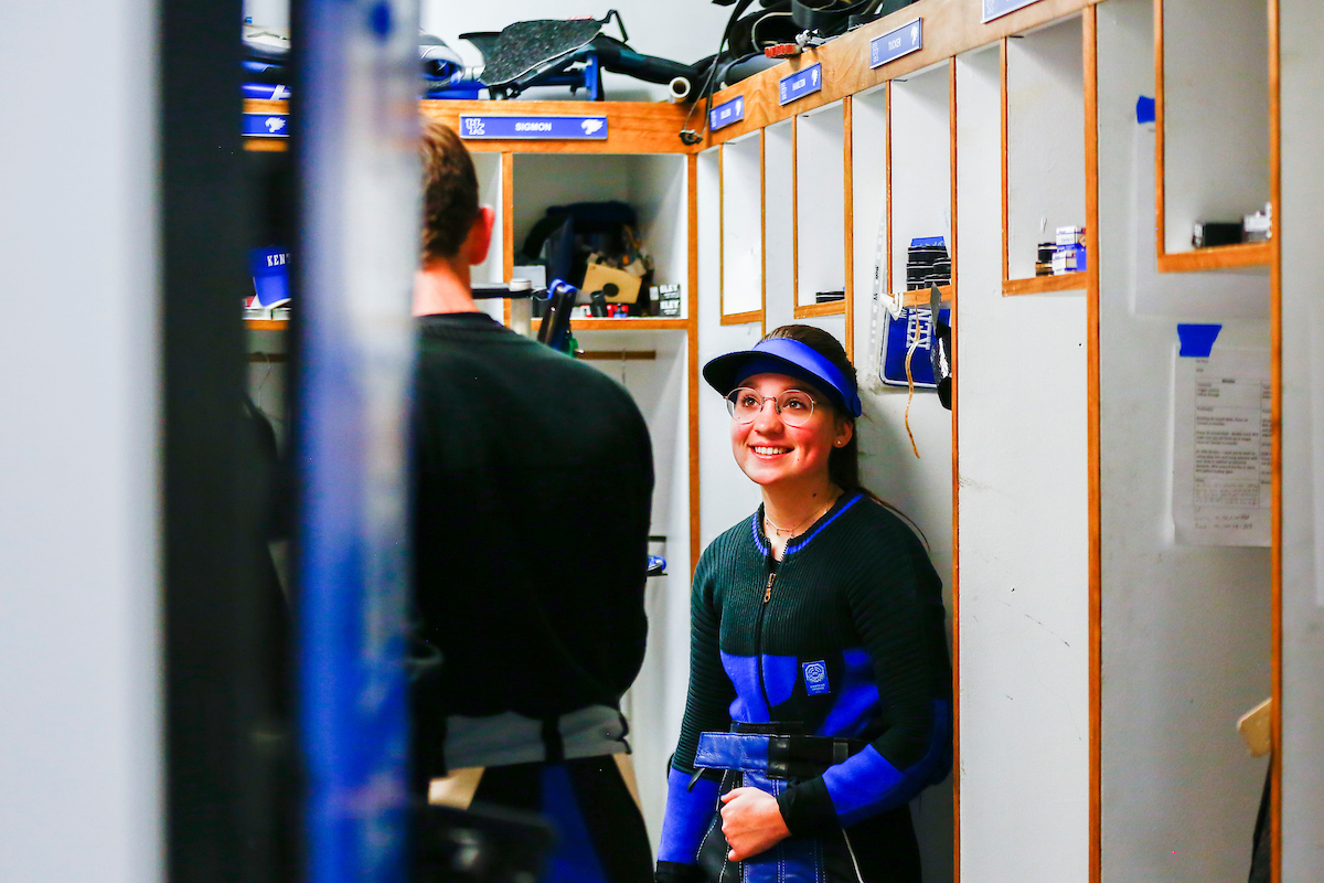 Mary Tucker.

UK Rifle v Akron.

Photo by Hannah Phillips | UK Athletics