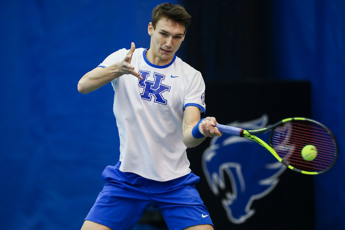 Cesar Bourgois.

Kentucky beat Memphis 4-1.

Photo by Chet White | UK Athletics