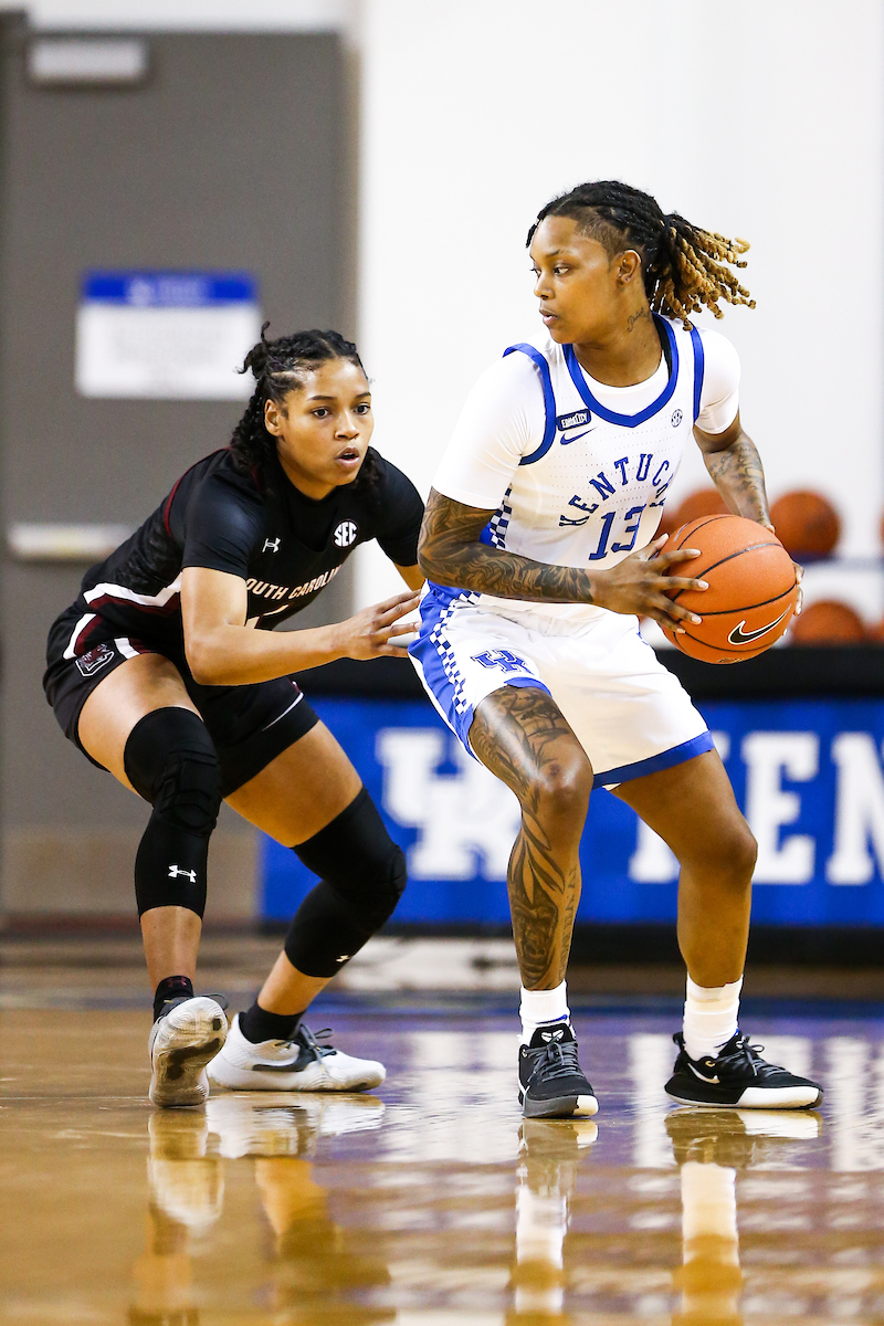 Jazmine Massengill.

Kentucky falls to South Carolina 75-70.

Photo by Hannah Phillips | UK Athletics