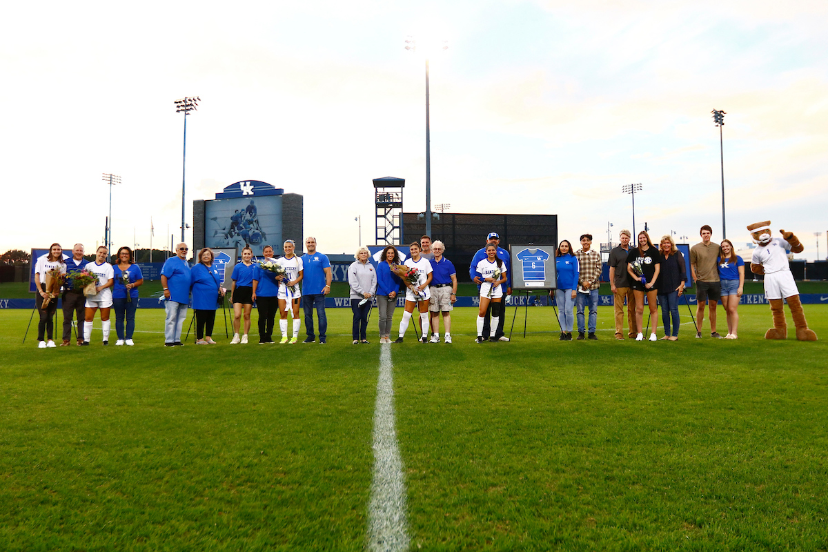 Seniors.

Women’s Soccer Senior Night.

Photo by Grace Bradley | UK Athletics