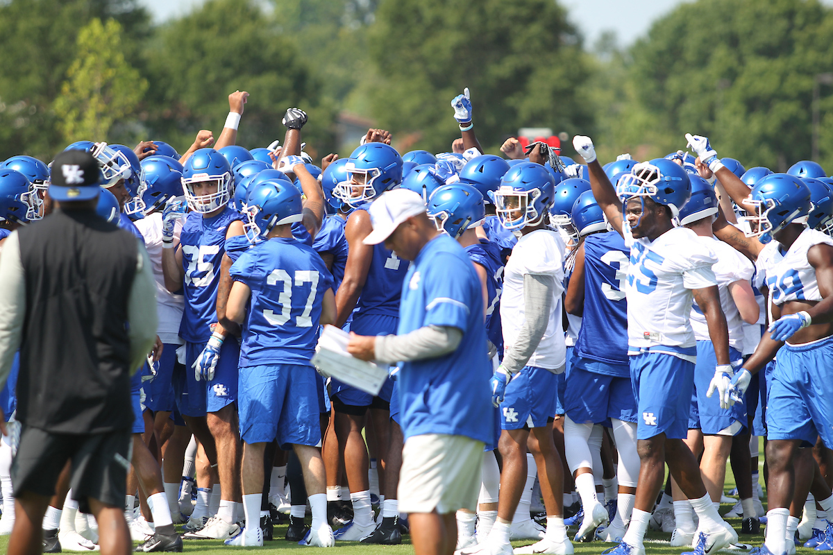 The University of Kentucky football team hosts fan day on Saturday August 4th, 2018 in Lexington, Ky.

Photo by Quinlan Ulysses Foster I UK 