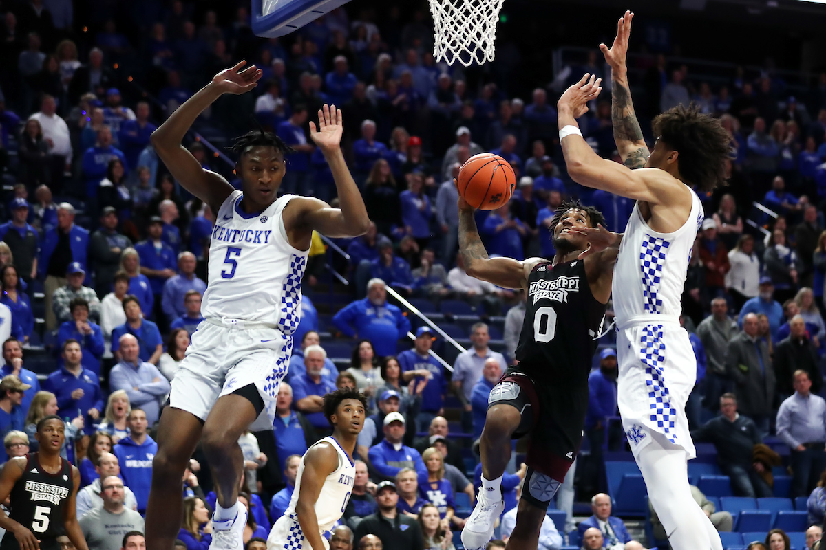 Immanuel Quickley. Nick Richards.

Kentucky beat Miss St. 80-72.

Photo by Elliott Hess | UK Athletics