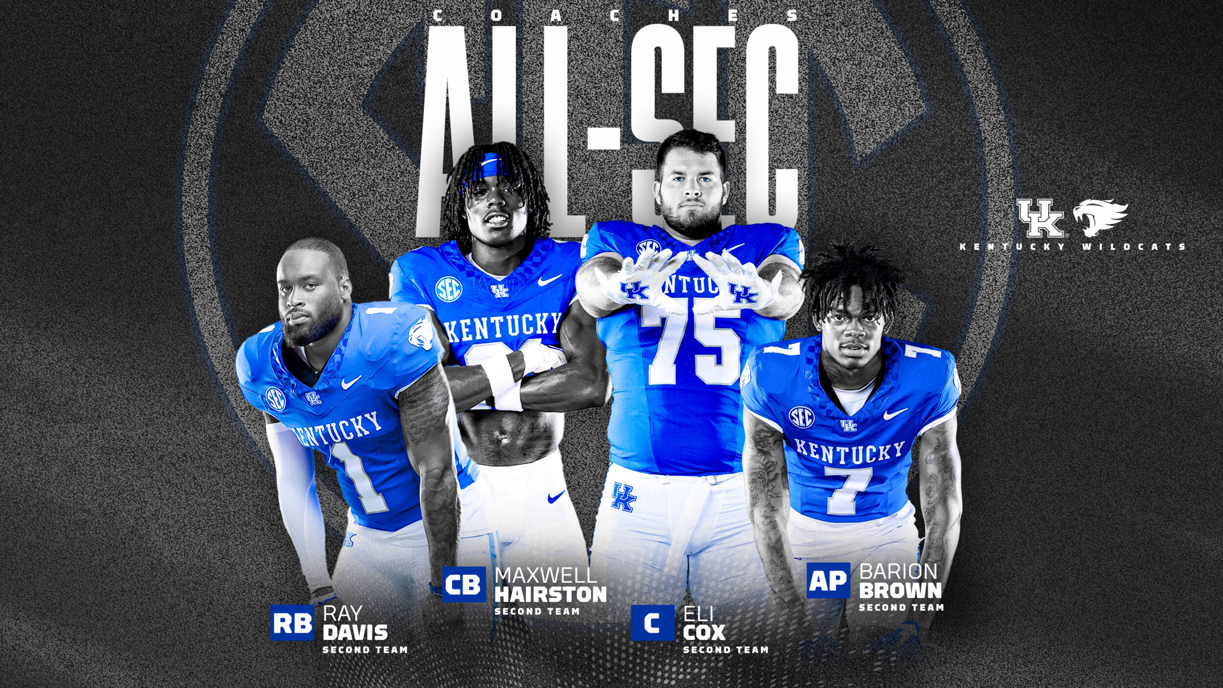 Four Wildcats Earn Coaches’ All-SEC Honors
