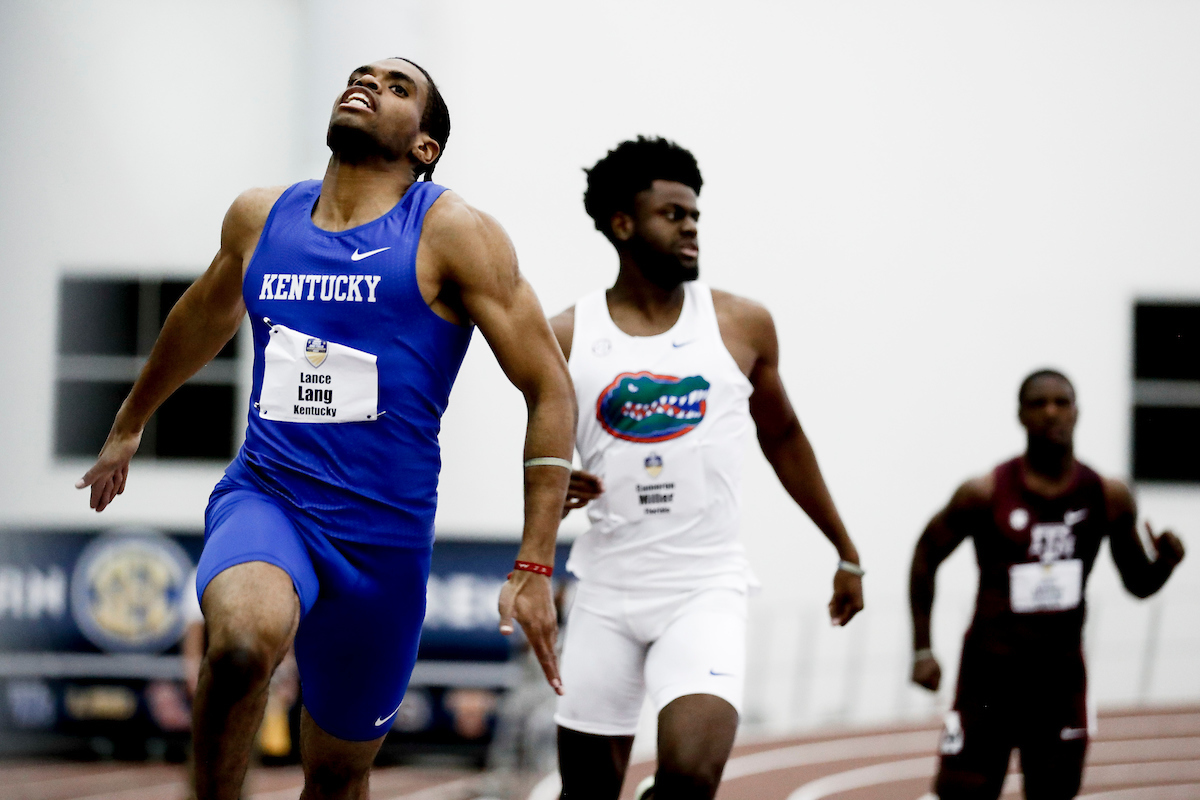 Lance Lang.

Day 2. SEC Indoor Championships.

Photos by Chet White | UK Athletics