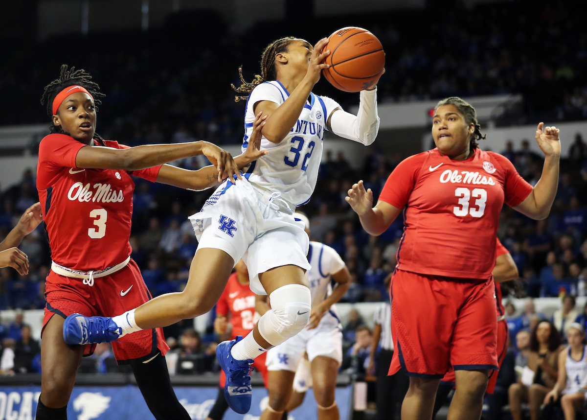Jaida Roper

Kentucky Women's Basketball falls to Ole Miss. 

Photo by Britney Howard  | UK Athletics