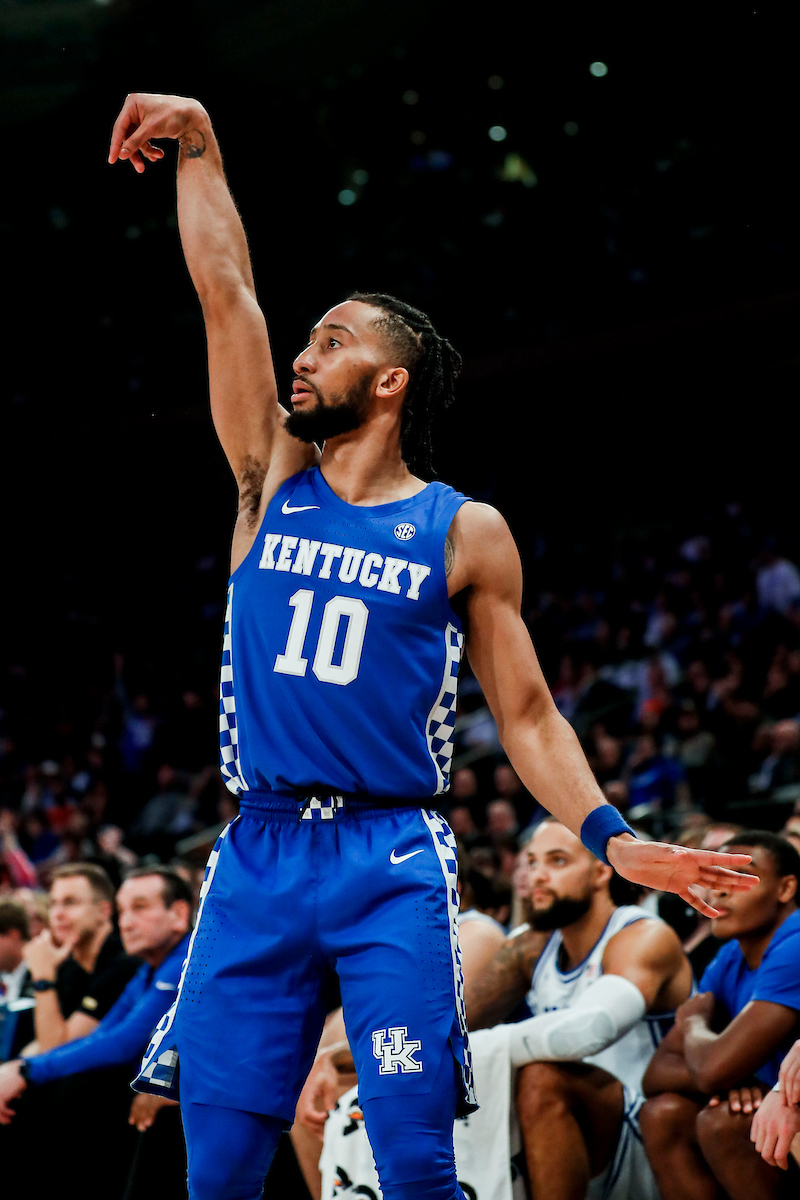 Davion Mintz.

Kentucky loses to Duke 79-71 in the Champions Classic at Madison Square Garden in New York on Nov. 9, 2021.

Photos by Chet White | UK Athletics