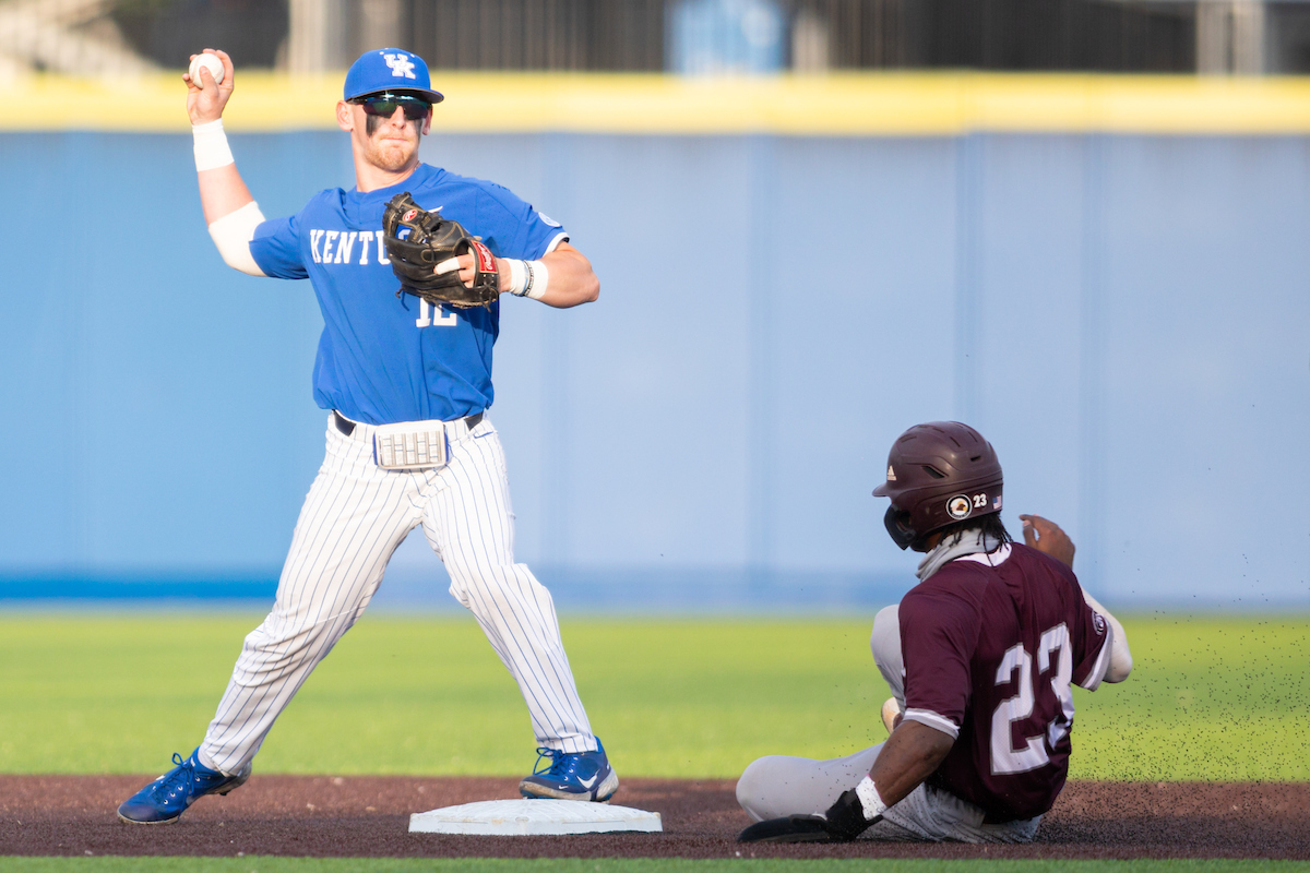 Chase Estep.

Kentucky beats EKU 7 - 6

Photo by Grant Lee | UK Athletics