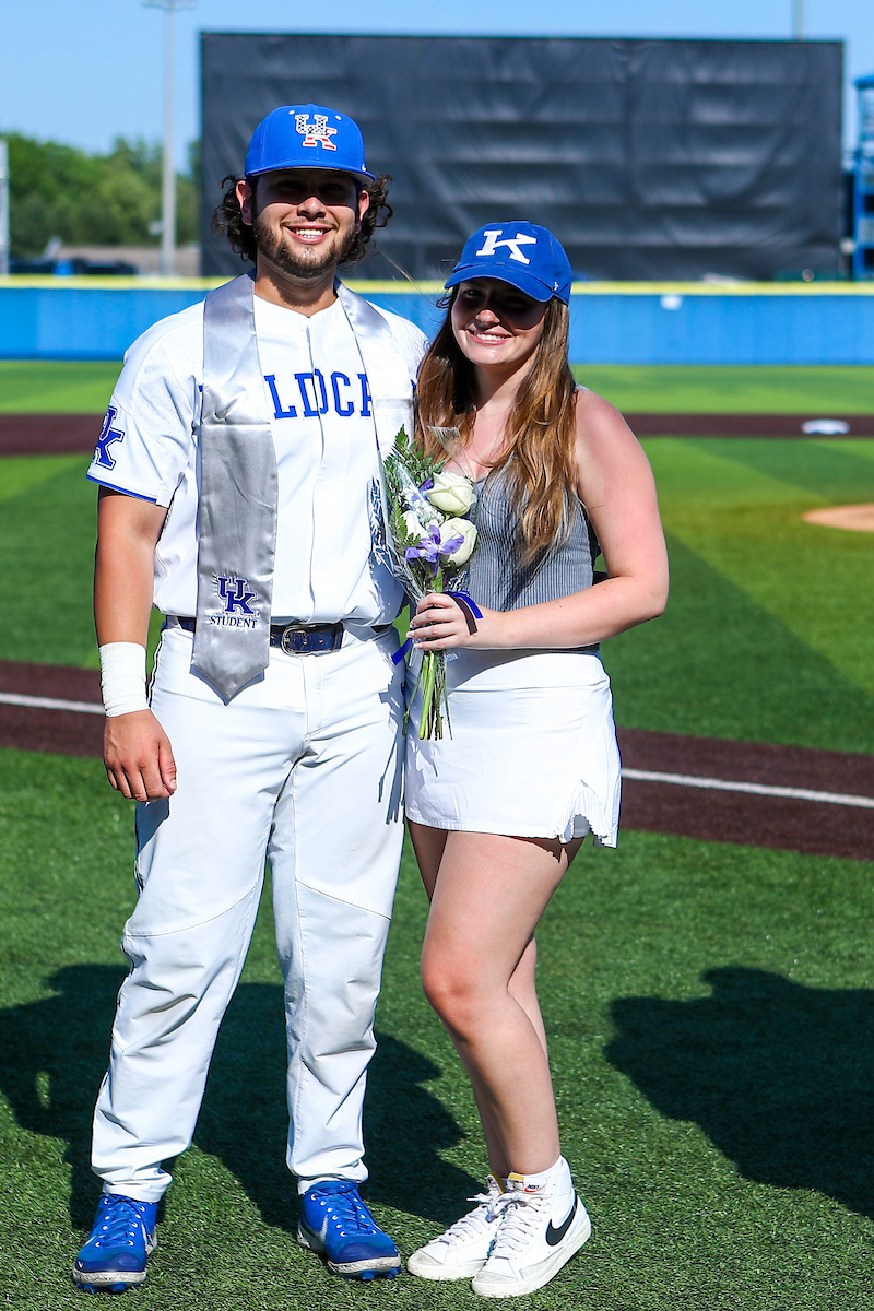 Alonzo Rublacaba.

2022 Kentucky Baseball Senior Day.

Photo by Sarah Caputi | UK Athletics