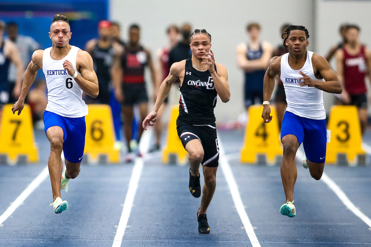 Myles Anders. Rodney Heath Jr.

Day One of the Jim Green Invitational.

Photo by Eddie Justice | UK Athletics