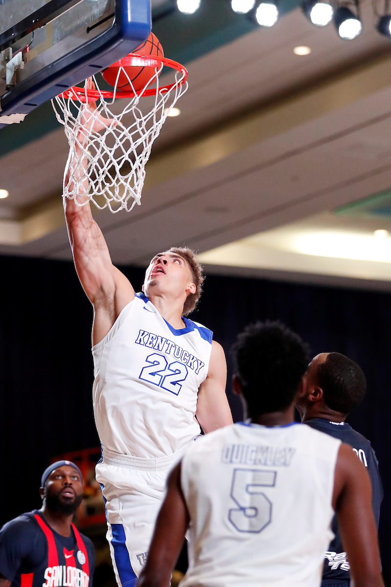 Reid Travis.

The University of Kentucky men's basketball team beat San Lorenzo de Almagro 91-68 at the Atlantis Imperial Arena in Paradise Island, Bahamas, on Thursday, August 9, 2018.

Photo by Chet White | UK Athletics