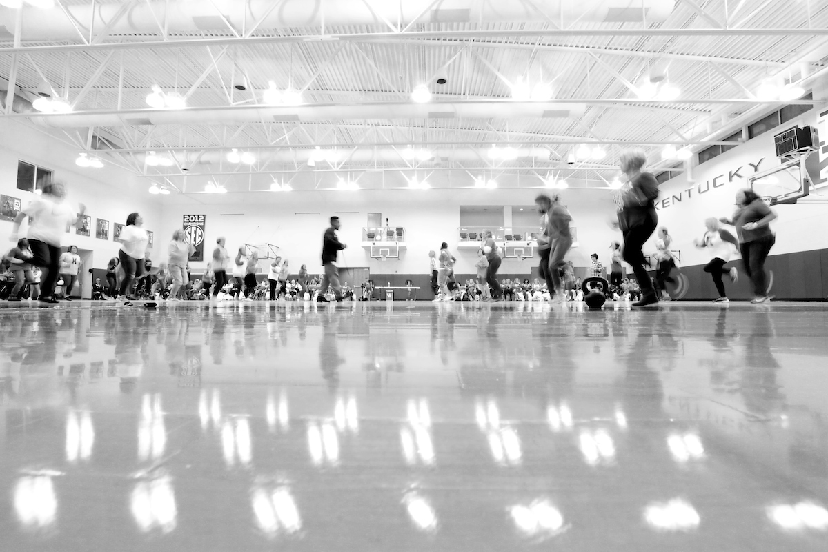Robert Harris.

UK MBB hosts 2018 women's clinic at the Joe Craft Center in Lexington, KY,

Photo by Quinn Foster