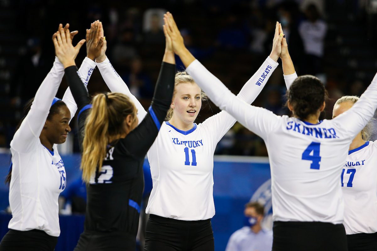 Elise Goetzinger.

Kentucky sweeps LSU 3-0.

Photo by Hannah Phillips | UK Athletics