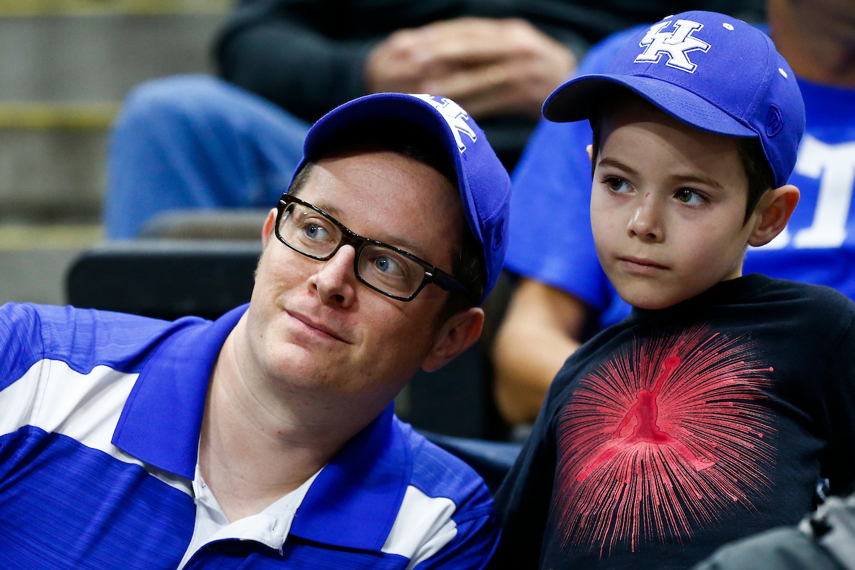 Fans.

Practice and pressers. 

Photo by Chet White | UK Athletics