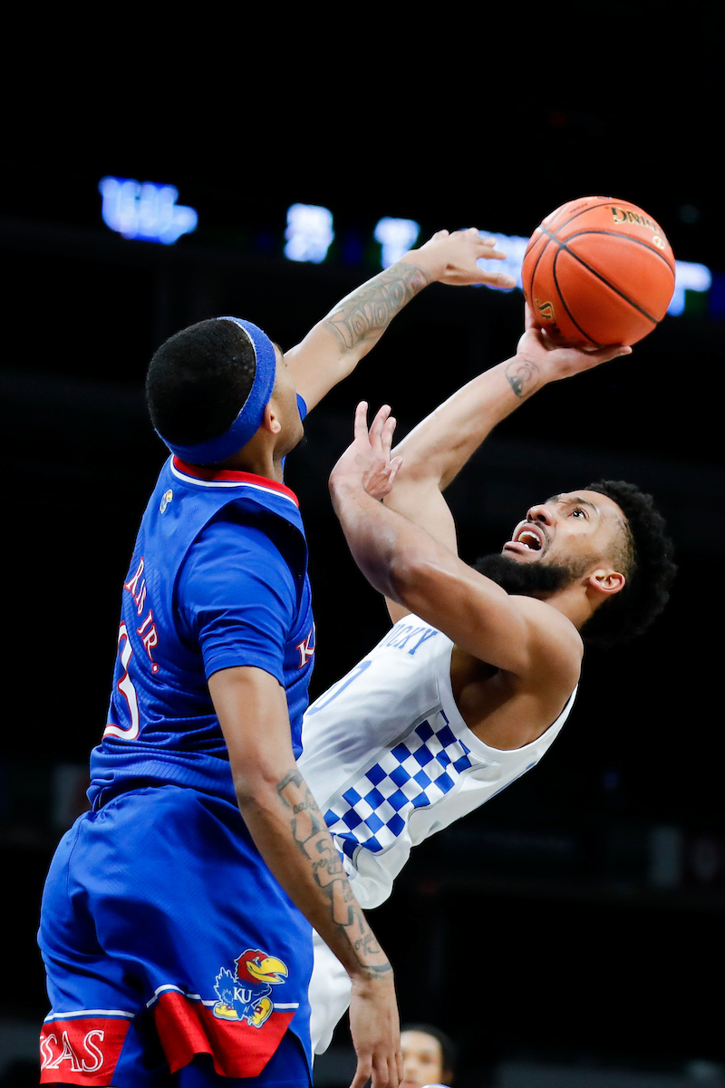 Davion Mintz.

Kentucky falls to Kansas, 65-62, in the State Farm Champions Classic.

Photo by Chet White | UK Athletics