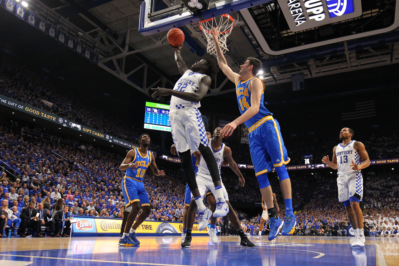Wenyen Gabriel

The University of Kentucky men?s basketball team falls to UCLA 97-92 on Saturday, December 3, 2016, in Lexington?s Rupp Arena.

Photo By Barry Westerman | UK Athletics