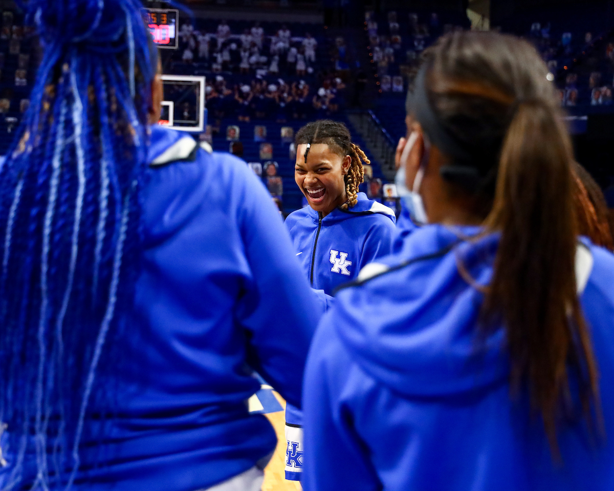 Jazmine Massengill. 

Kentucky beats Alabama 81-68.

Photo by Eddie Justice | UK Athletics