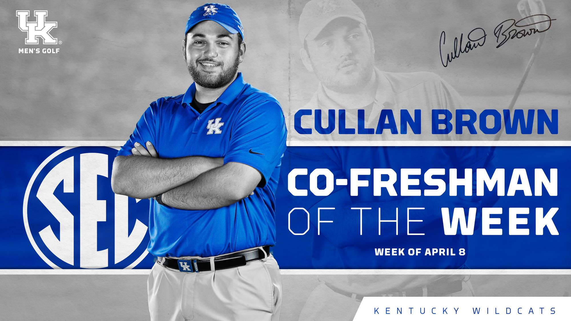 Cullan Brown Tabbed SEC Co-Freshman of the Week