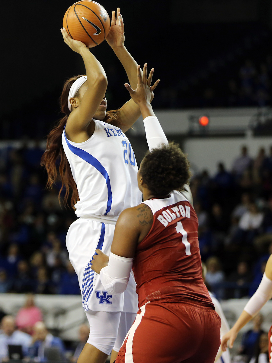 Dorie Harrison

The University of Kentucky women's basketball team defeats Alabama on Thursday, January 25, 2018 at Memorial Coliseum. 

Photo by Britney Howard | UK Athletics