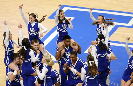 Cheer, Cheerleading

The University of Kentucky men's basketball team beat Louisville 90-61 on Friday, December 29, 2017 at Rupp Arena. 

Photo by Britney Howard | UK Athletics