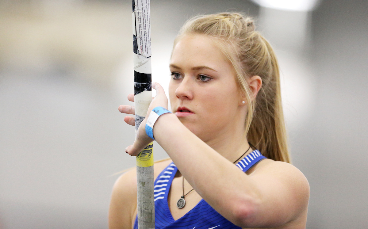Nicole Baby

The University of Kentucky Track and Field Team hosts the Kentucky Invitational on Saturday, January 13, 2018 at Nutter Field House. 

Photo by Britney Howard | UK Athletics