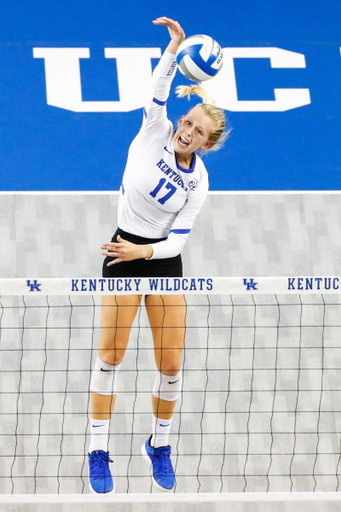 Allí Stumler.

UK beat Florida 3-2.

Photo by Chet White | UK Athletics